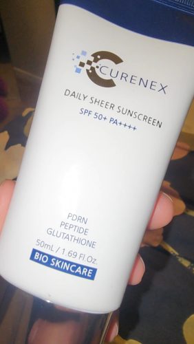 Curenex Daily Sheer Sunscreen photo review